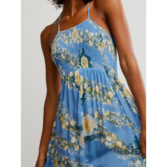 Free People Heat Wave Floral Maxi Dress SZ XS NWT - Picture 4 of 6